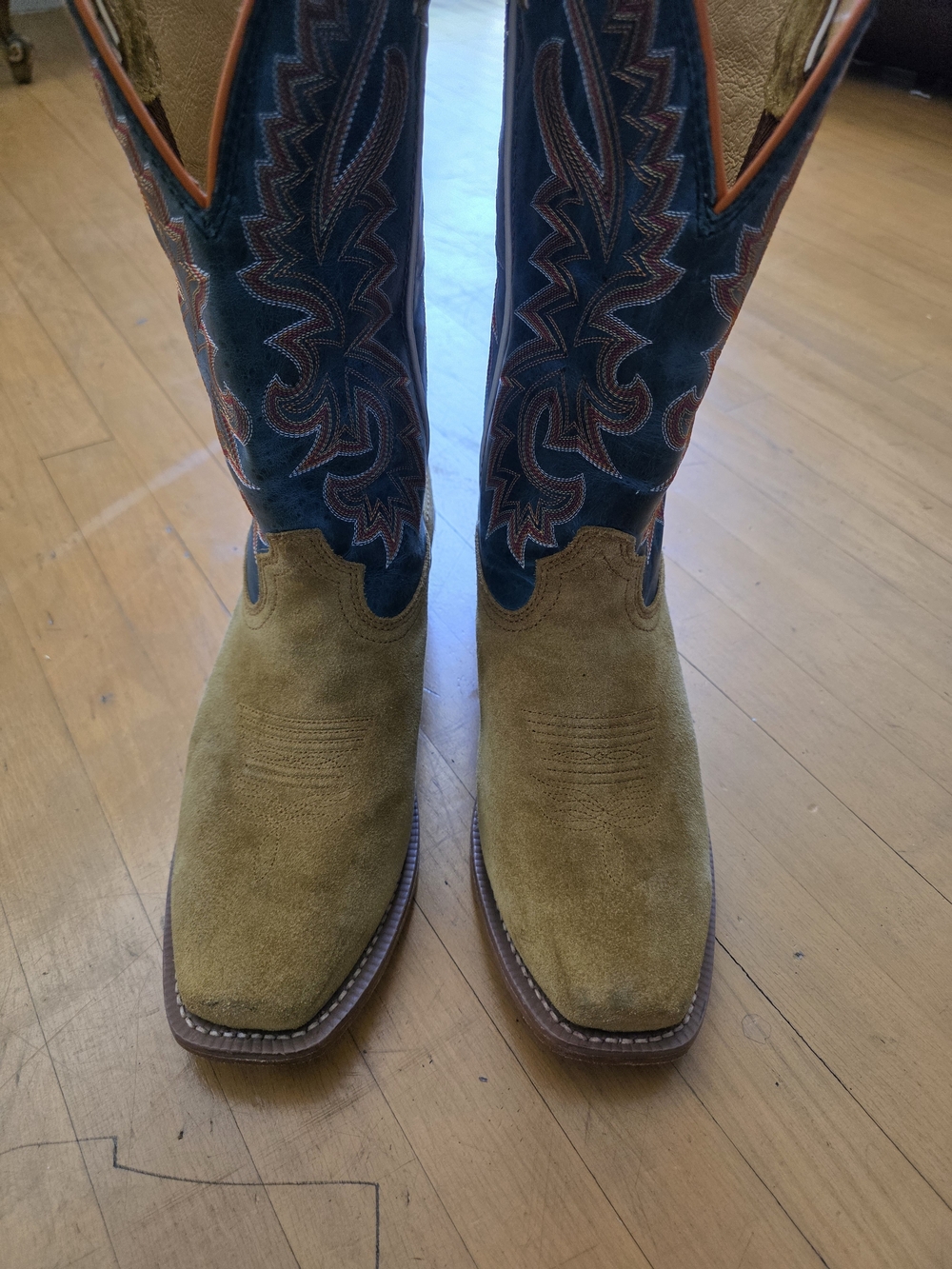 Justin Boots Roughout - Picture 1 of 5